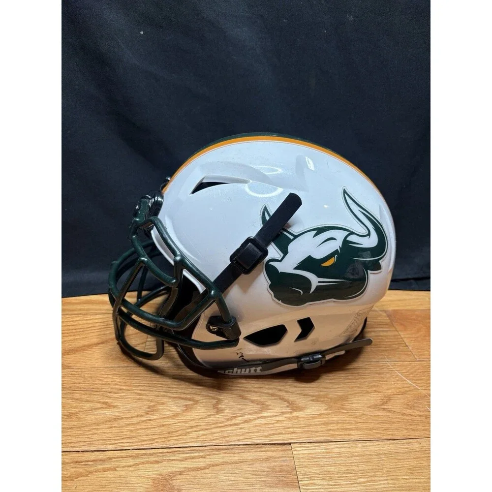 Schutt Youth Vengeance A11+ Football Helmet Medium White Green Face Mask - Picture 1 of 8